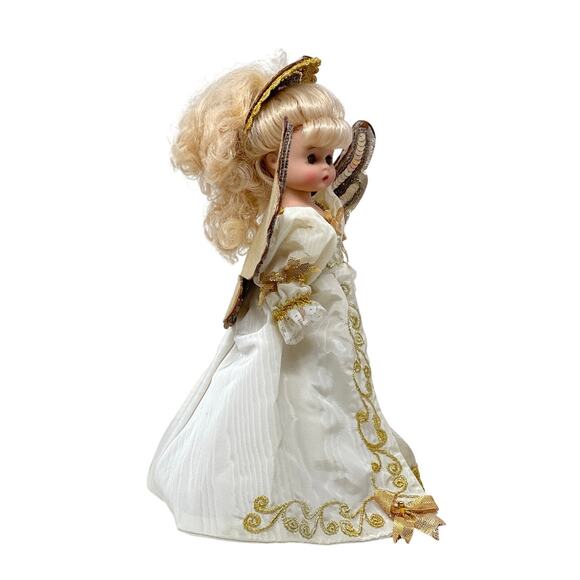 Effenbee Doll Angel Tree Topper Porcelain Head & Hands Eyes Open and Close 1988 - Picture 3 of 7